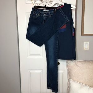90s TOMMY HILFIGER BOOT CUT JEANS DARK BLUE BLAST